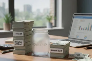 Tarifas de transferencia de dinero que afectan el monto enviado y recibido