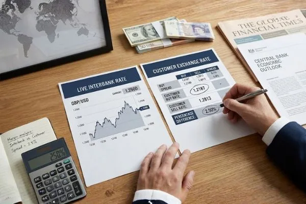 Análisis de la comparación del mercado de tipos de cambio de divisas