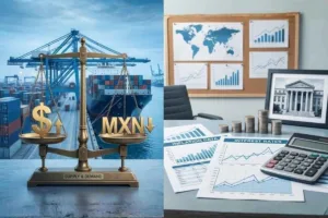Valor de cambio de moneda e indicadores económicos