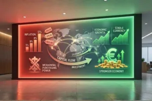 El aumento de la inflación afecta los tipos de cambio de divisas