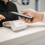 a man making an online payment