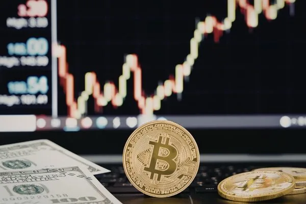 Gráfico de volatilidad del mercado en el entorno de negociación de divisas