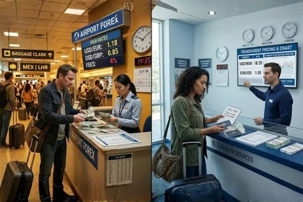 Choosing best Currency Exchange location and timing