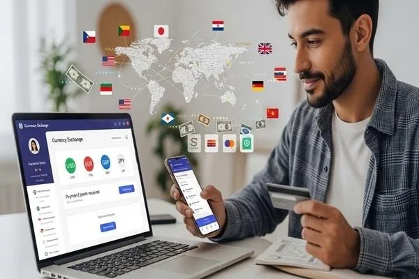 Freelancer using currency exchange for global salary payments
