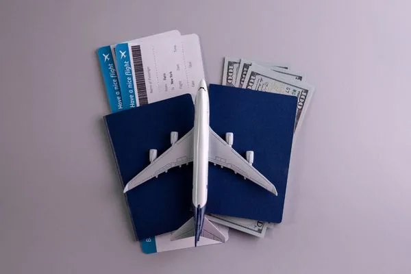 Travel Planning With Passport, Boarding Pass And Flight Details