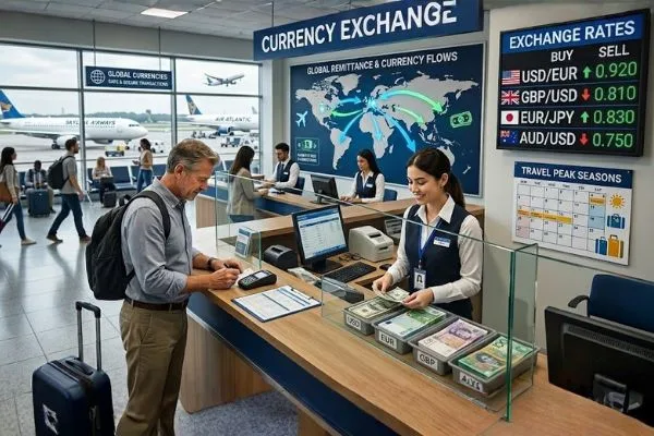 Las fluctuaciones de la demanda de divisas afectan la disponibilidad en diferentes ubicaciones