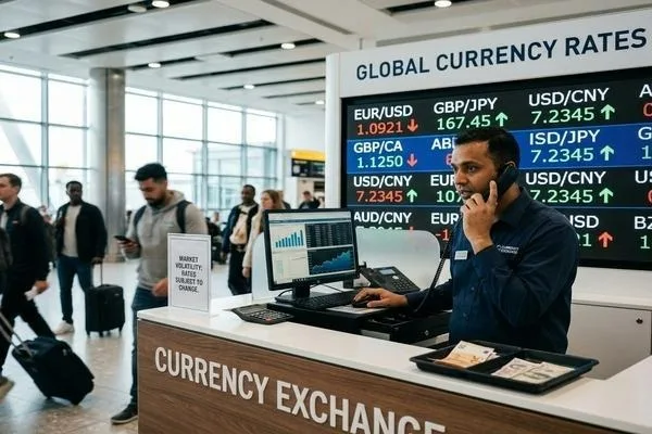 Los mercados de divisas reaccionan a los acontecimientos económicos mundiales