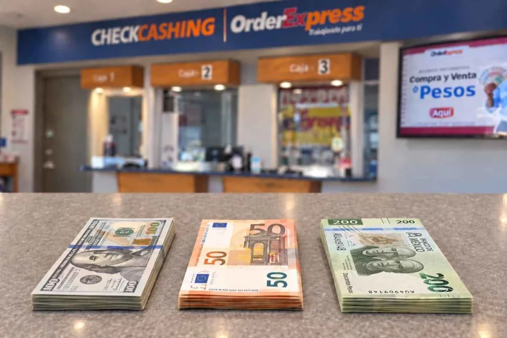 Currency exchange with U.S. and foreign currencies
